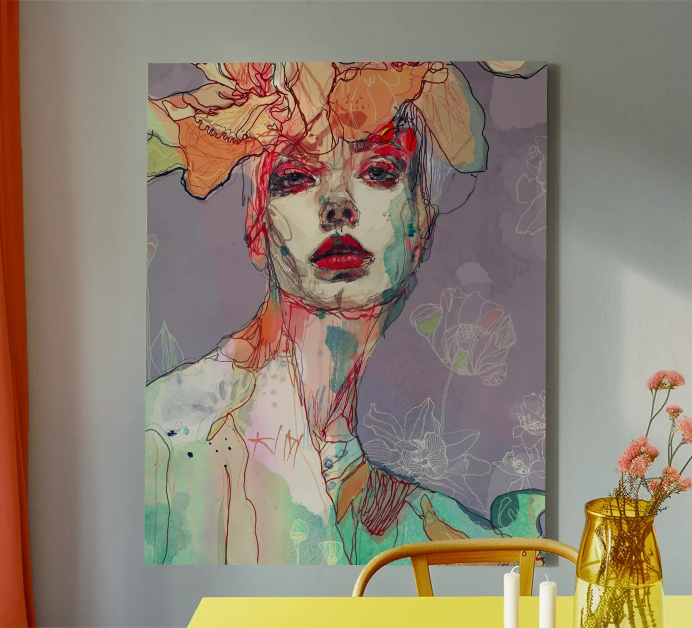 something I wait tela da Giulio Iurissevich