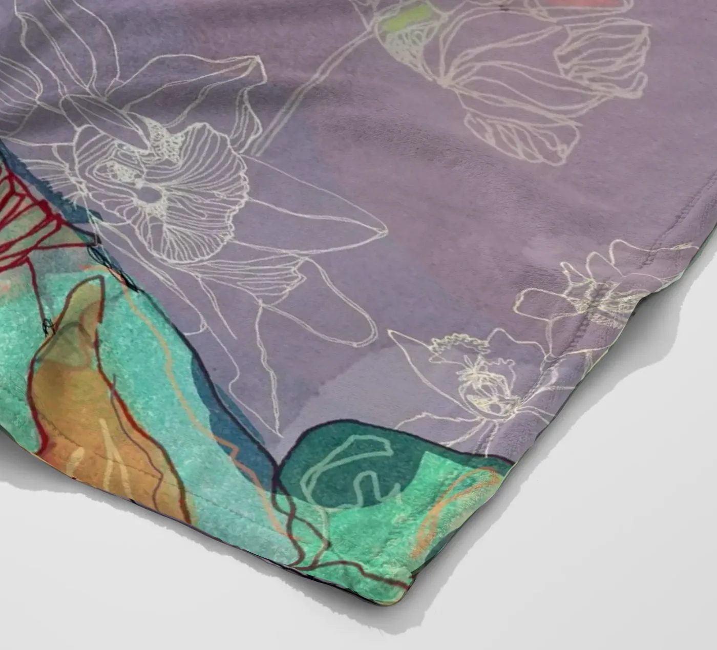 something I wait Fleecedecke von Giulio Iurissevich