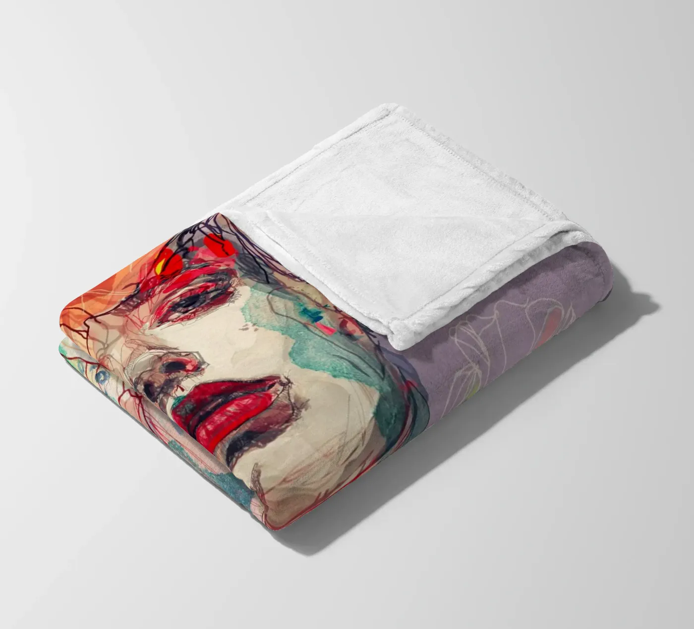 something I wait Fleecedecke von Giulio Iurissevich