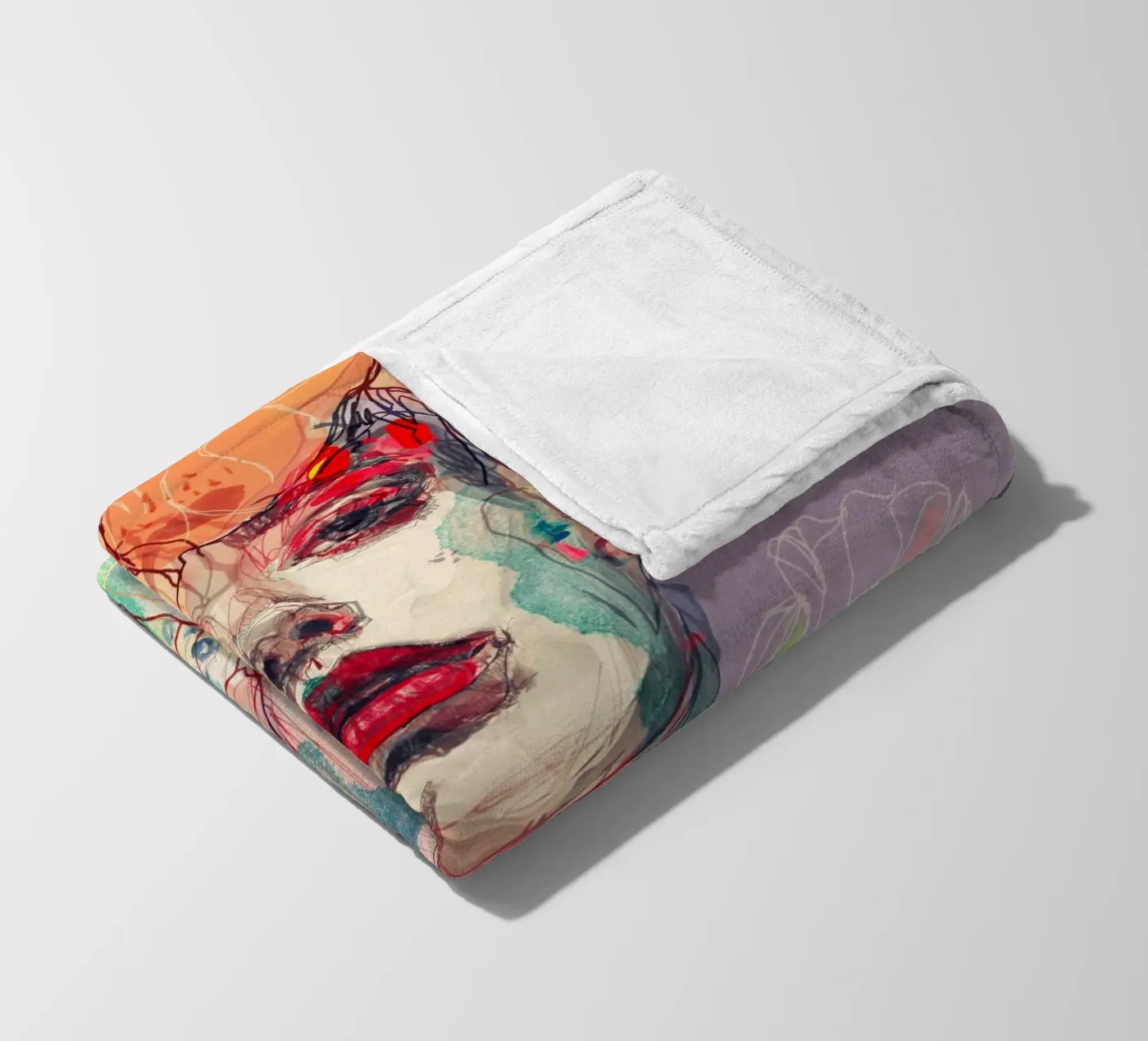 something I wait Fleecedecke von Giulio Iurissevich