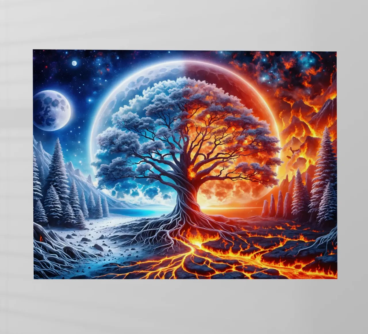 Albero a due colori pellicola backlit da Musadad Shop