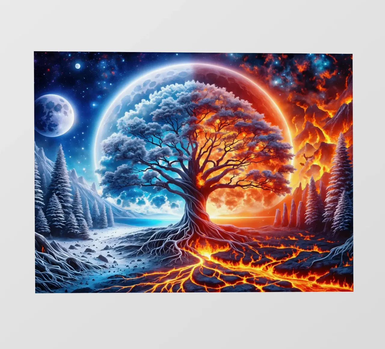 Albero a due colori pellicola backlit da Musadad Shop