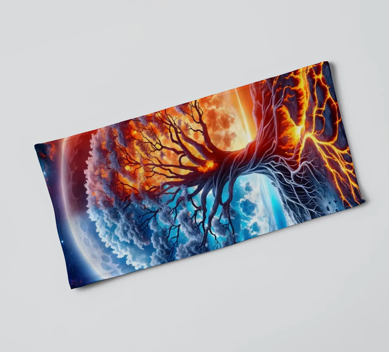 Tree two colors towel by Musadad Shop