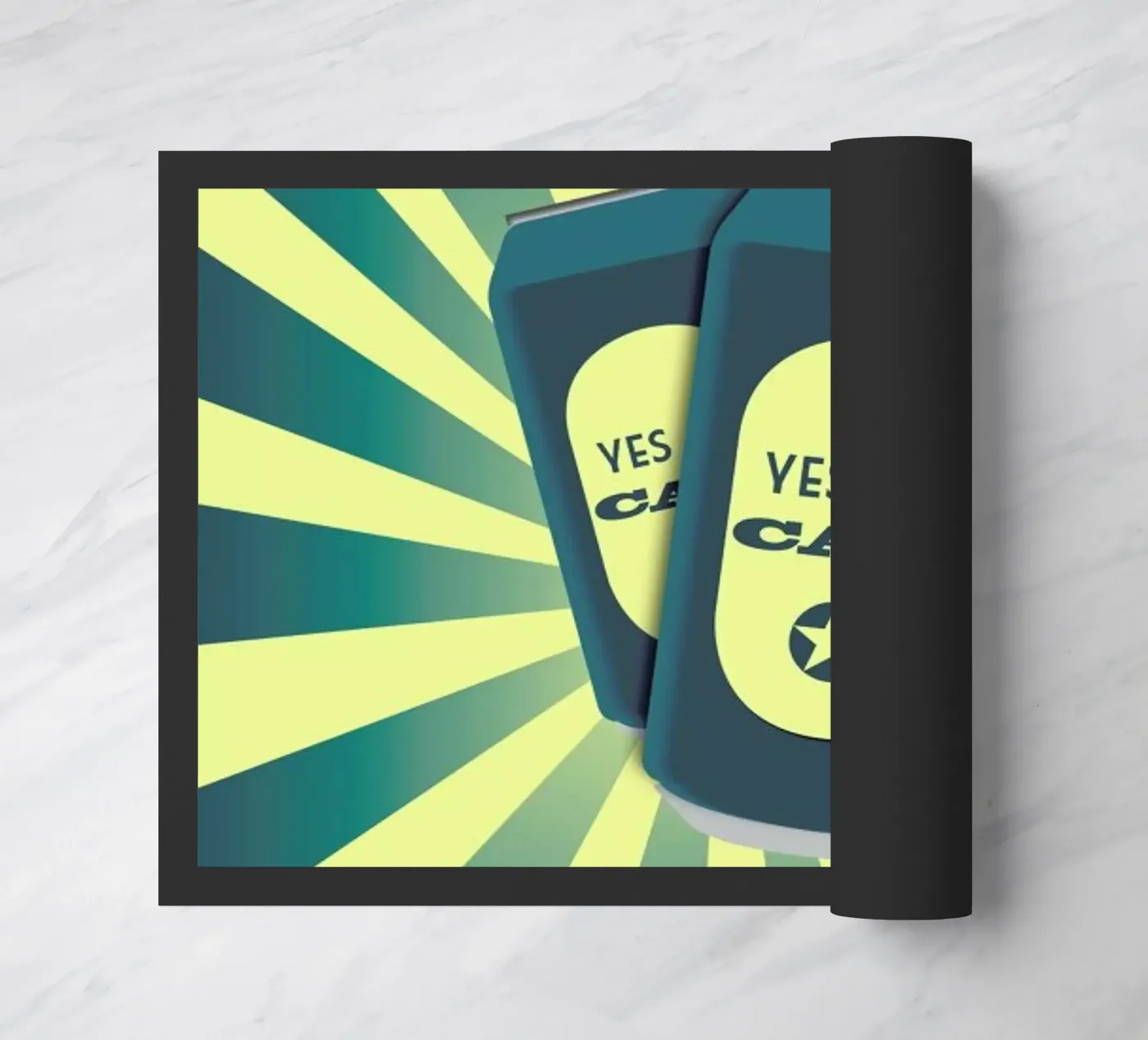 Can doormat by Trabolt Design