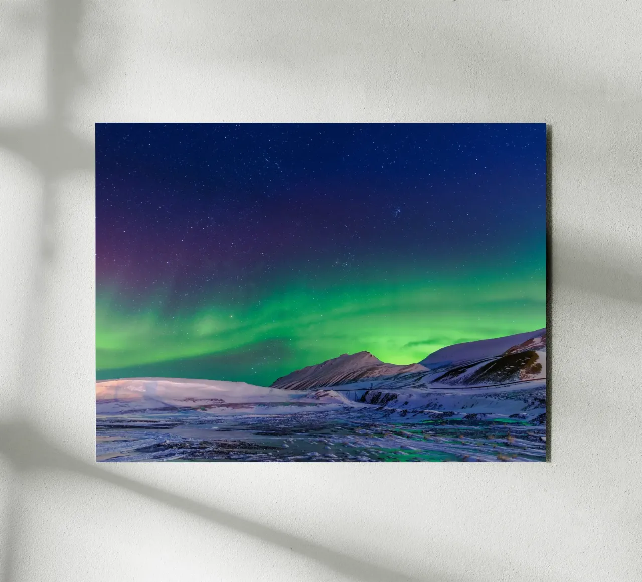 Green sky wallpaper alu-dibond by Musadad Shop