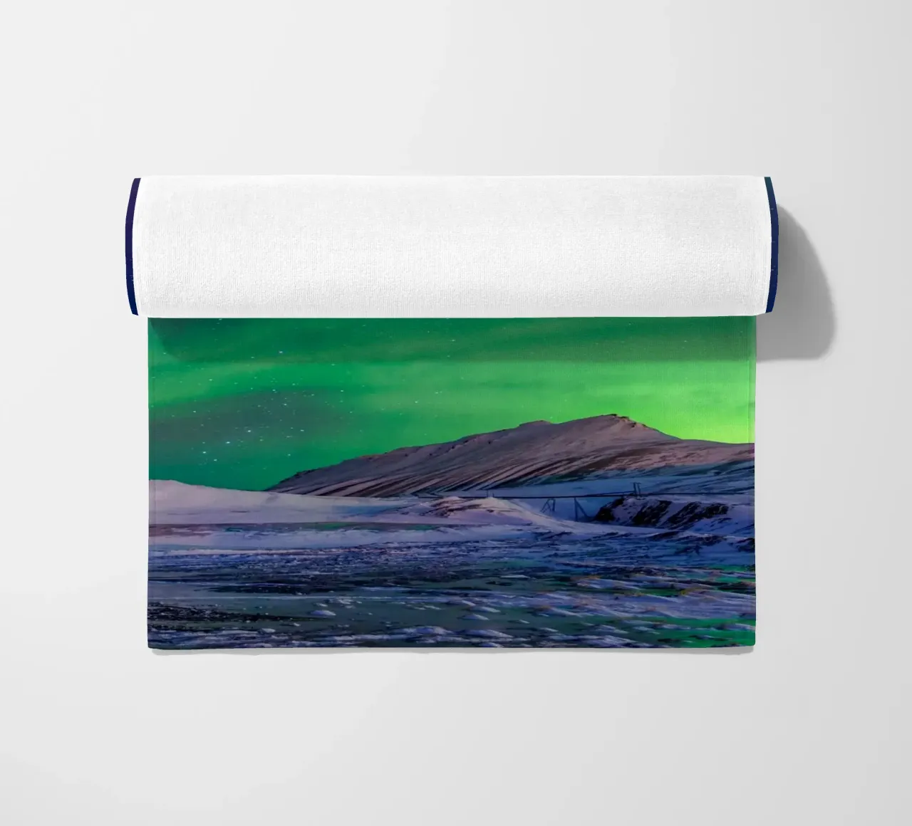 Green sky wallpaper beach towel by Musadad Shop