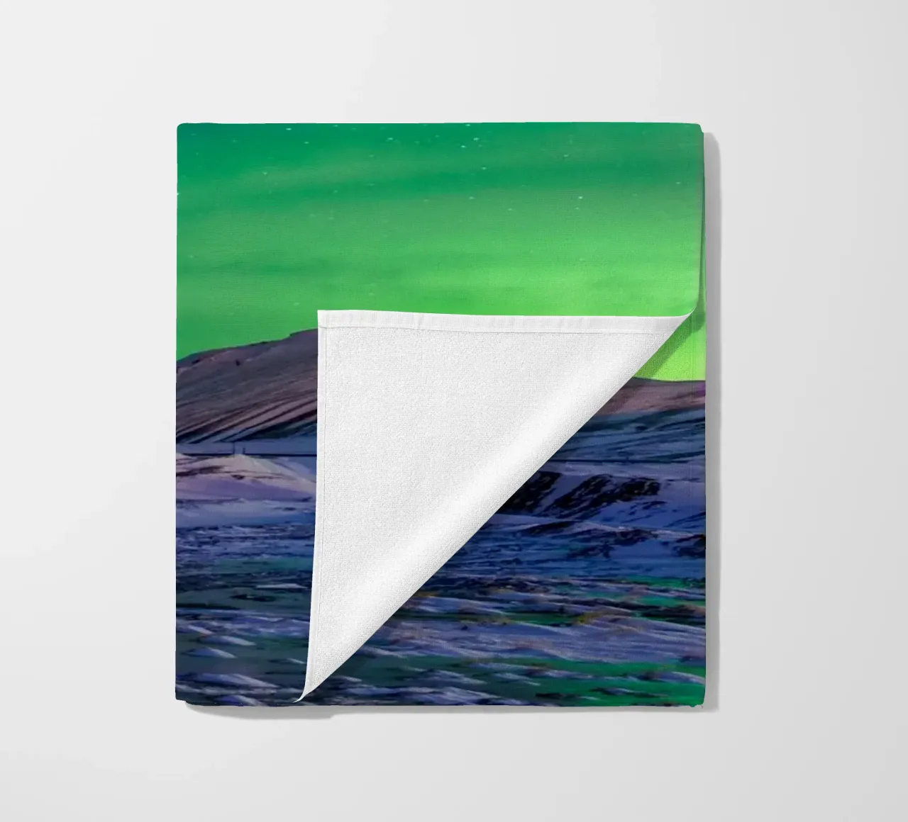 Green sky wallpaper beach towel by Musadad Shop