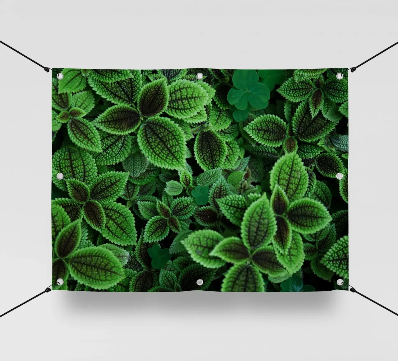 Green nature wallpaper pvc cover by Musadad Shop