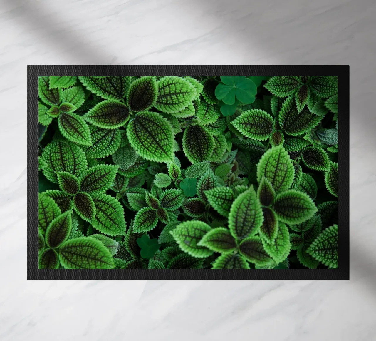 Green nature wallpaper doormat by Musadad Shop