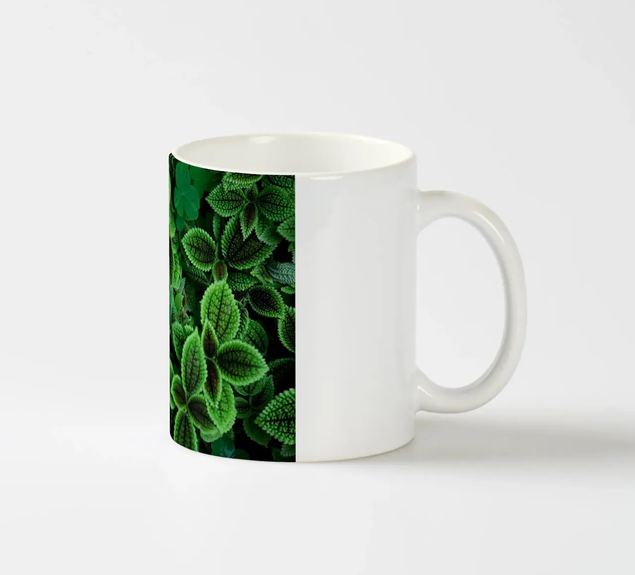 Green nature wallpaper ceramic mug by Musadad Shop
