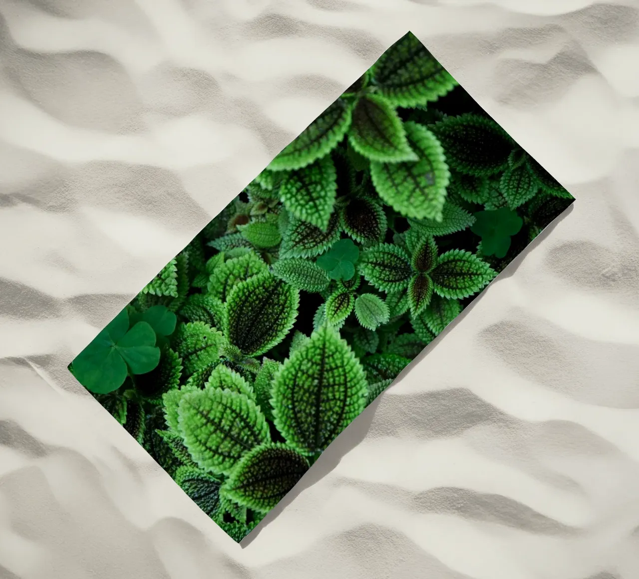 Green nature wallpaper beach towel by Musadad Shop