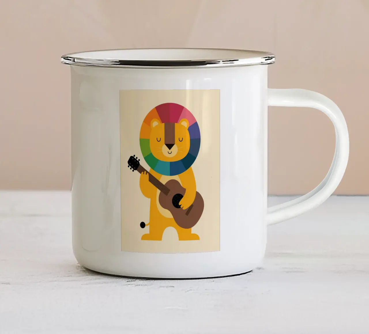 Allegria tazza in smalto da Andy Westface
