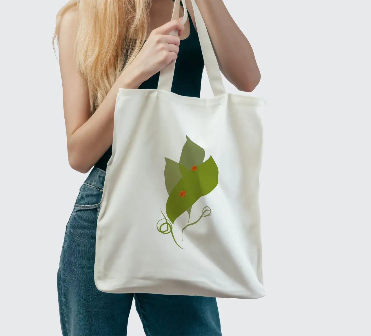Attraversare le complicità /Il mio giardino 3 borsa in juta da Carrot & Soul