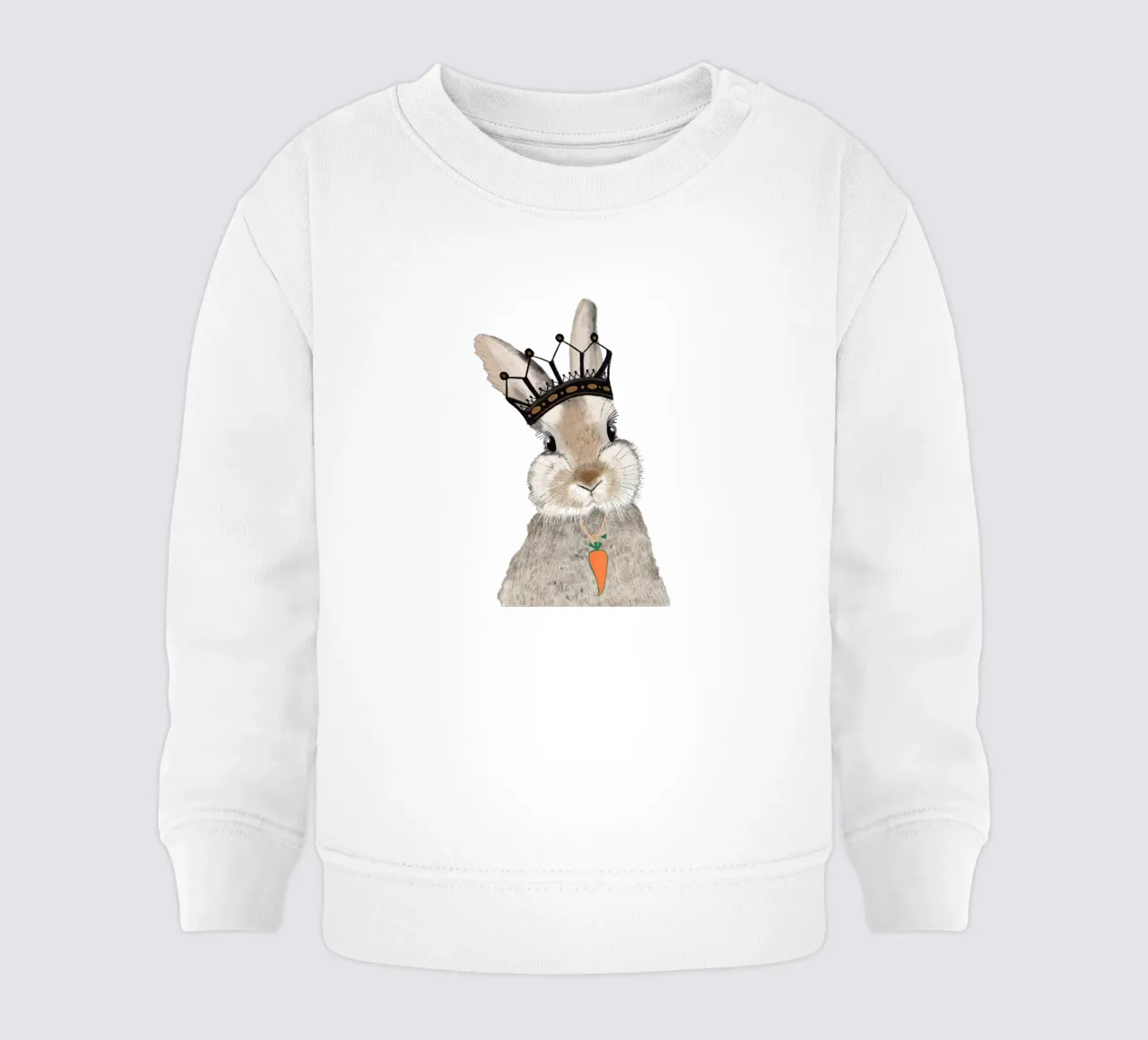 The King of carrot Happy easter baby sweatshirt by gulsengunel