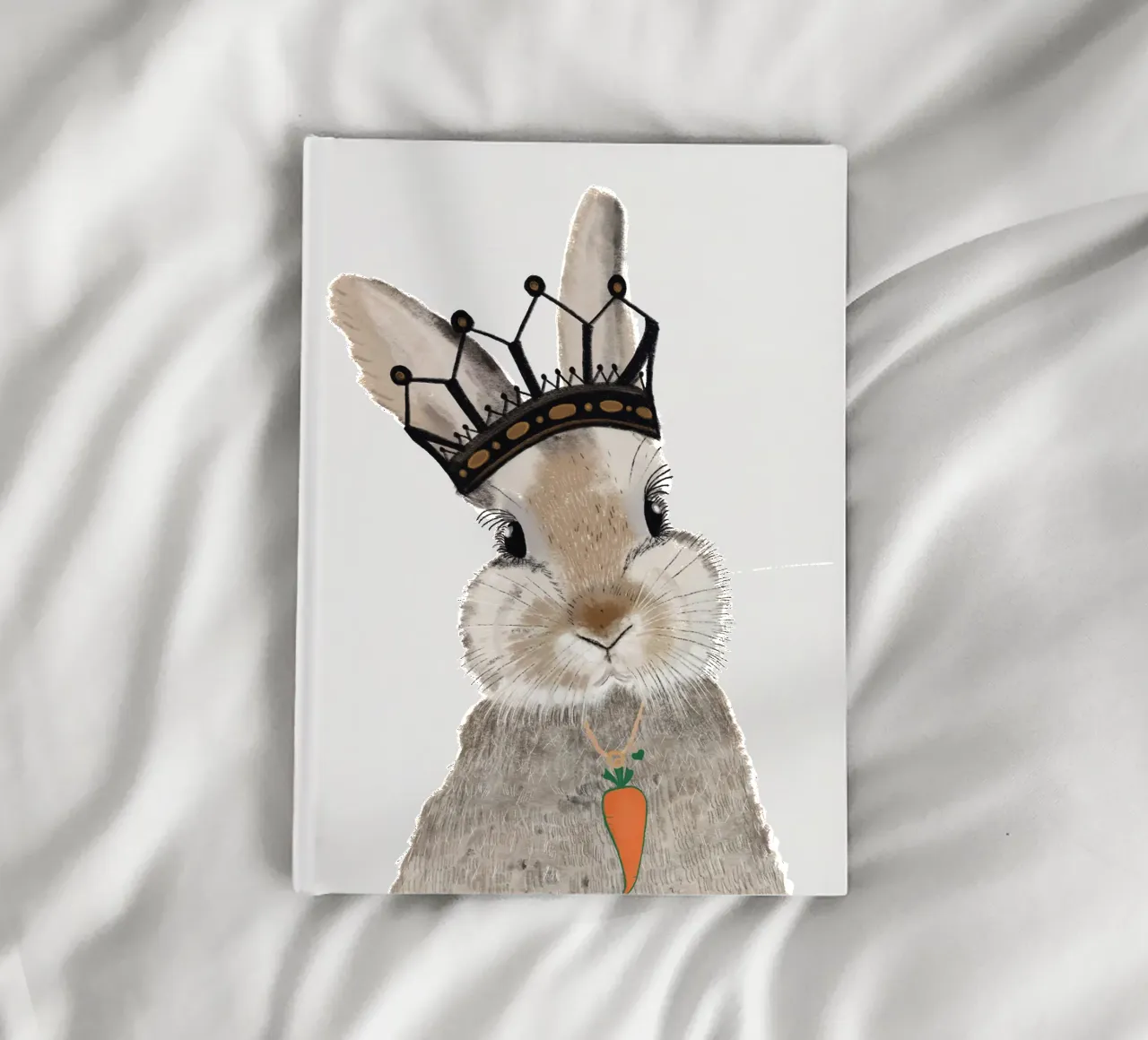 The King of carrot Happy easter notebook by gulsengunel