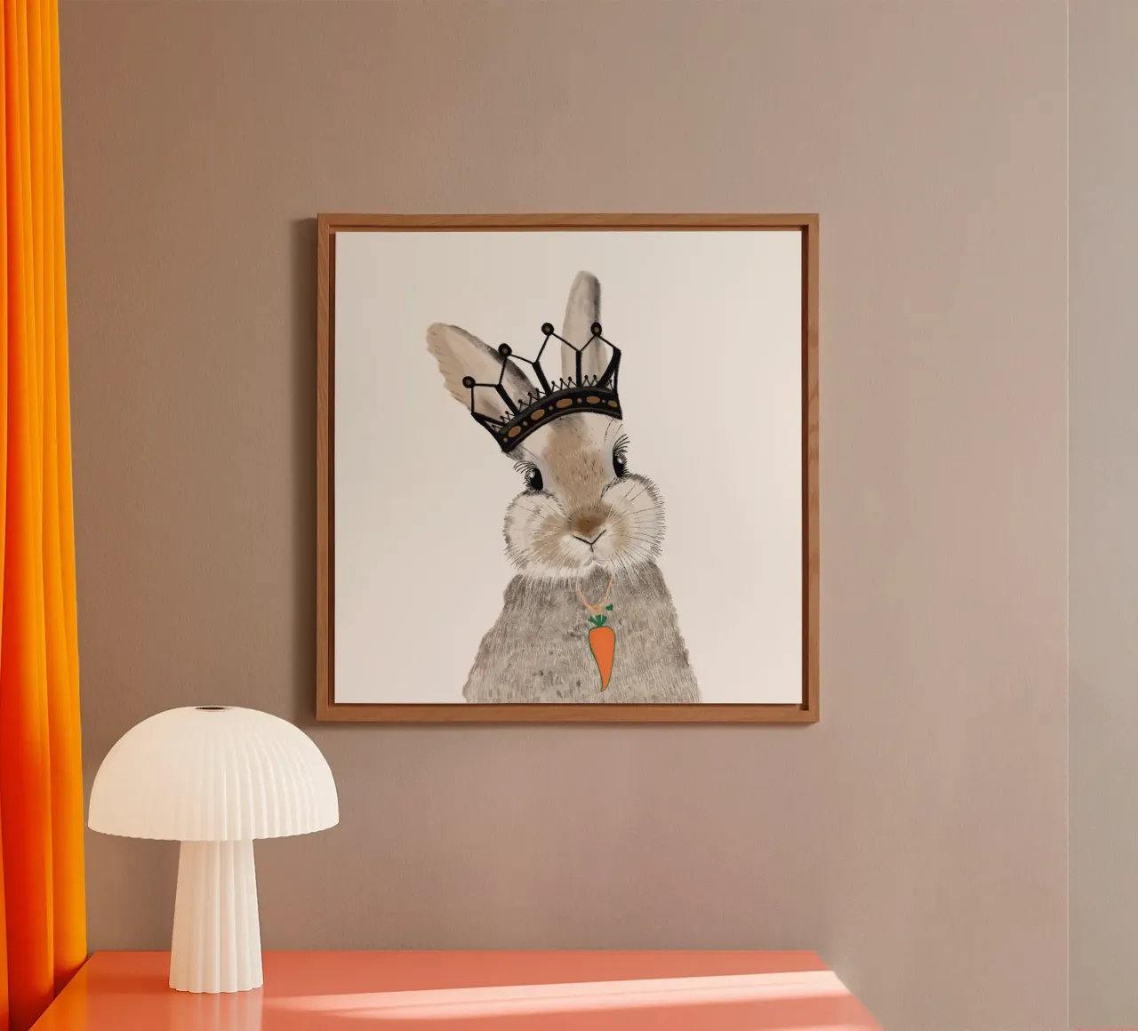 The King of carrot Happy easter forex plate by gulsengunel