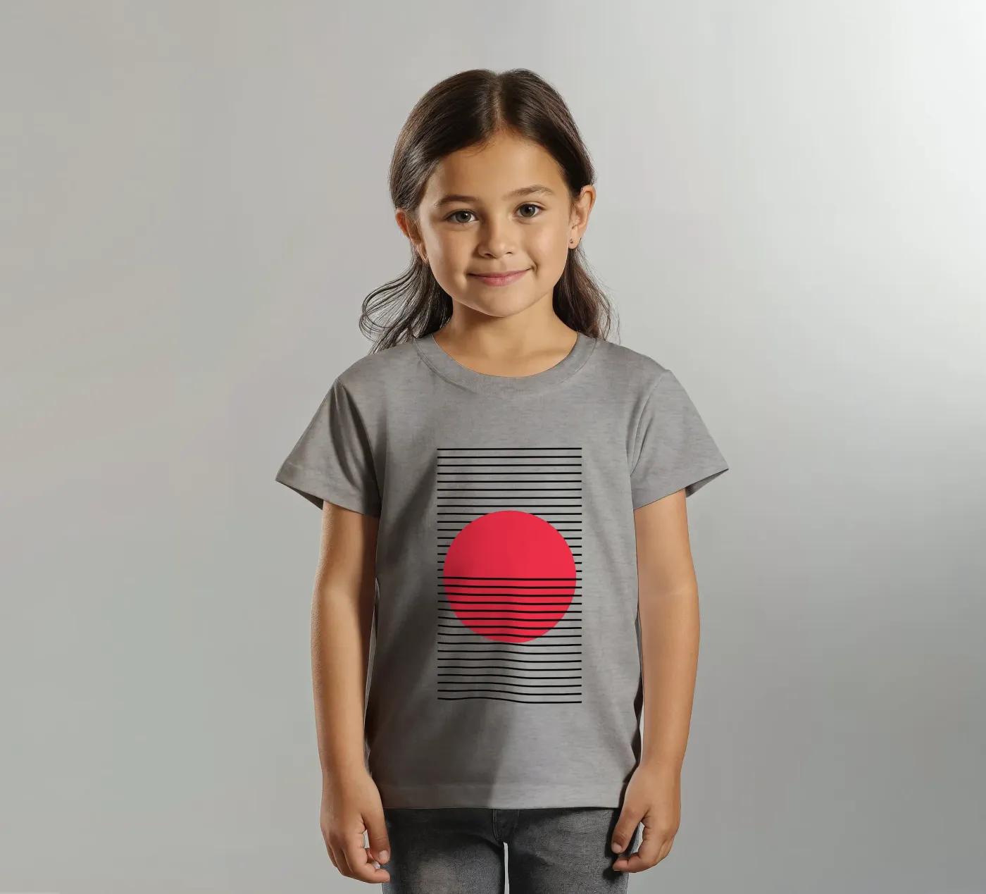 Dip kinder t-shirt van Rose Beck Art