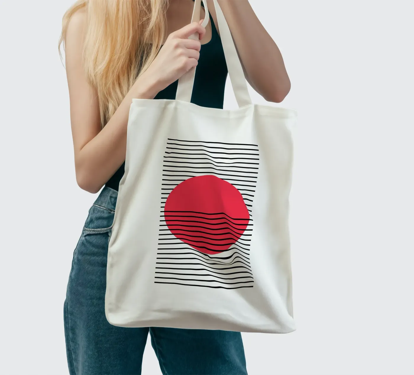 Dip borsa in juta da Rose Beck Art