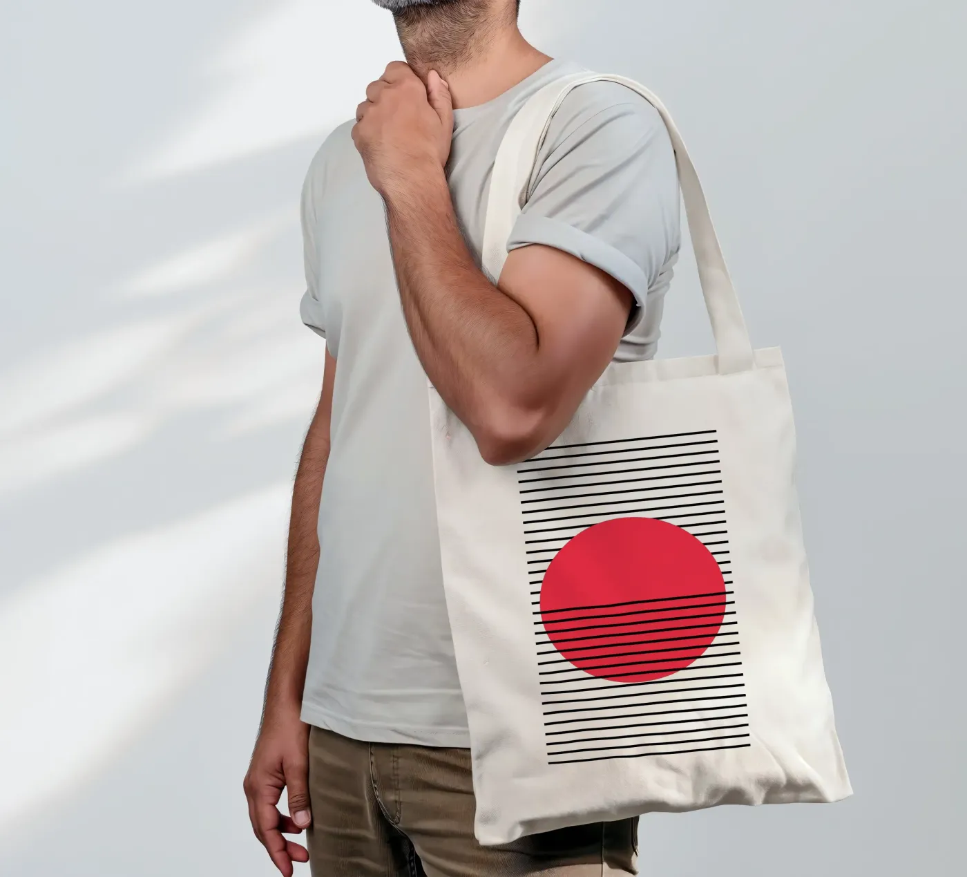 Dip borsa in juta da Rose Beck Art