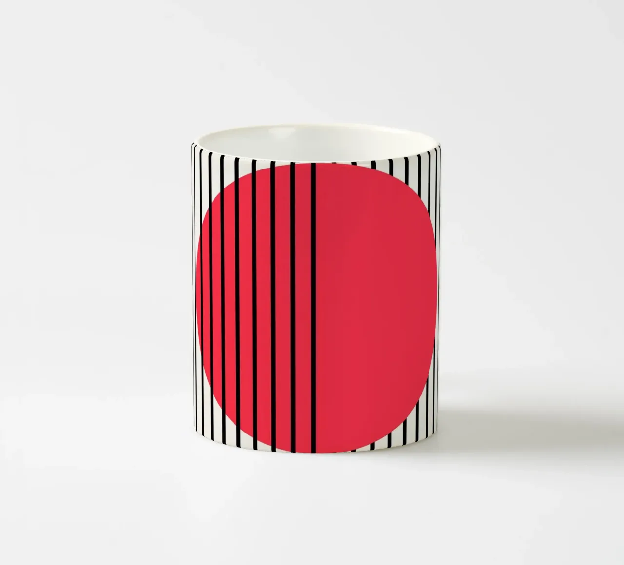 Dip ceramic mug by Rose Beck Art