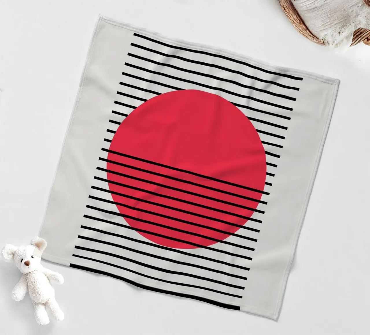 Dip fleecedeken van Rose Beck Art