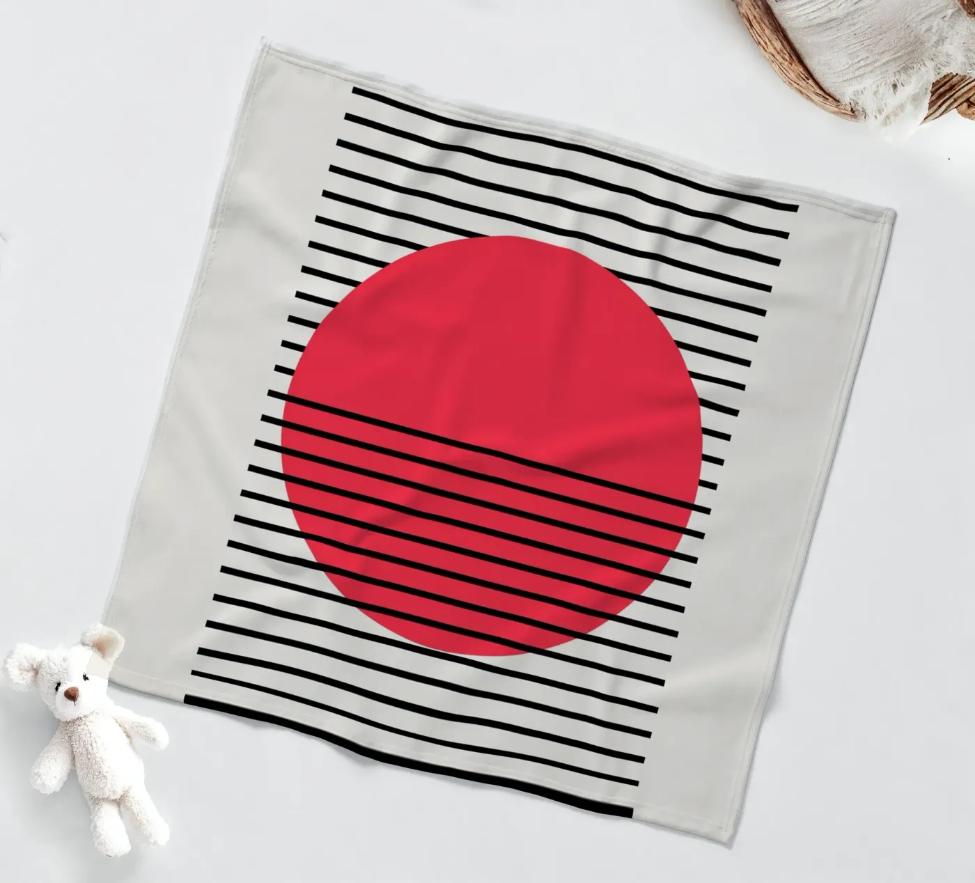 Dip fleece blanket by Rose Beck Art