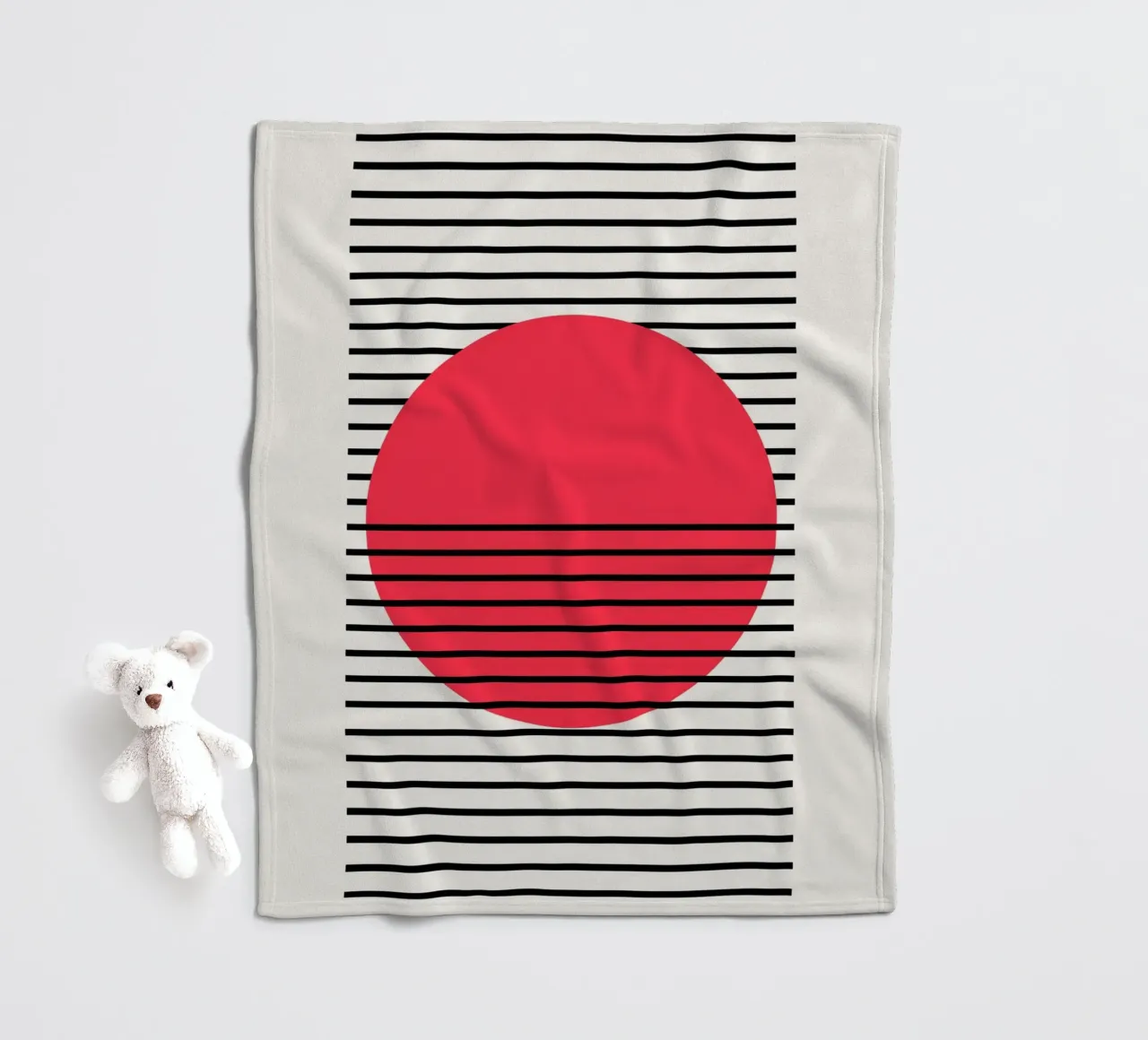 Dip Fleecedecke von Rose Beck Art