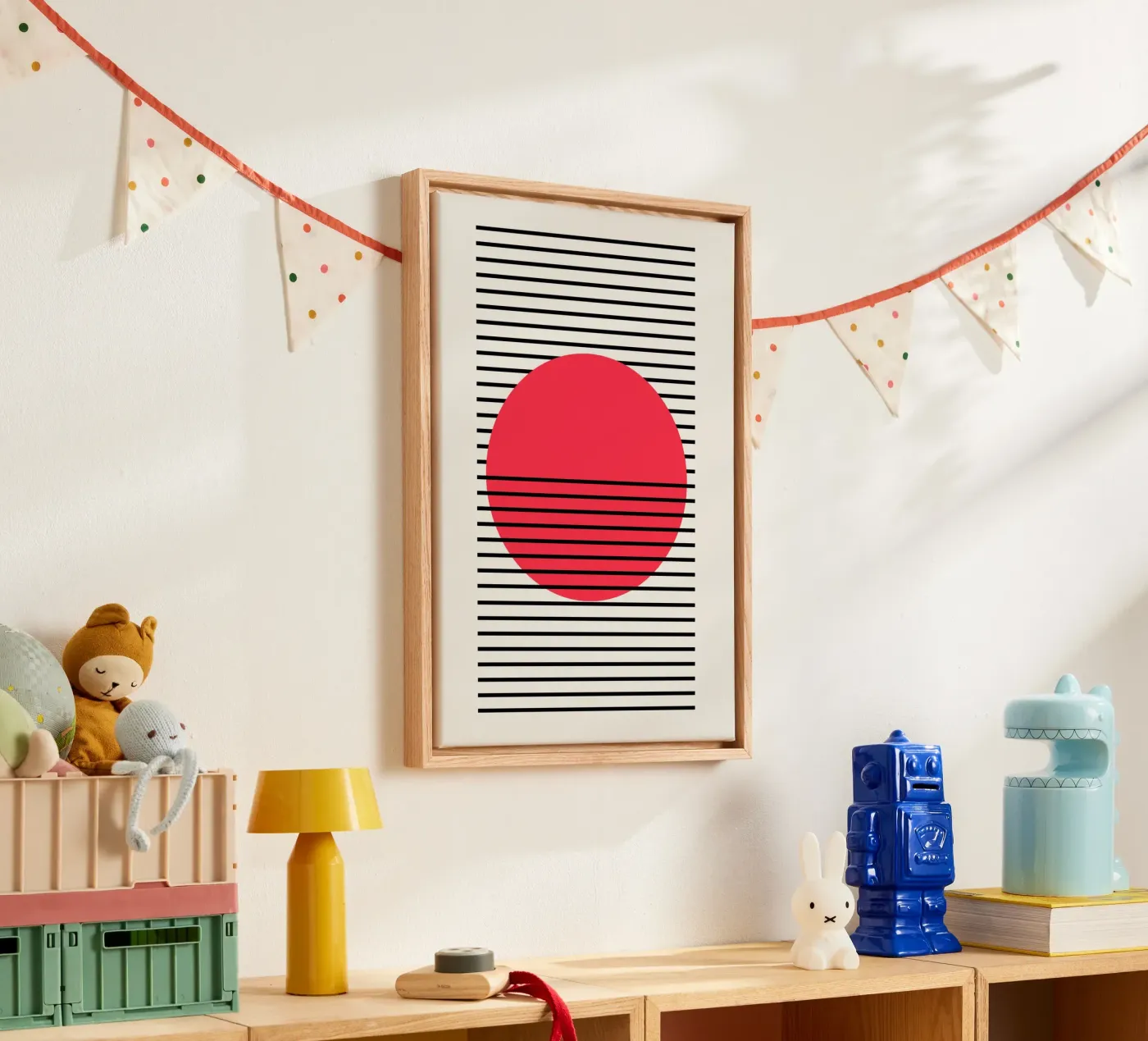 Dip canvas van Rose Beck Art