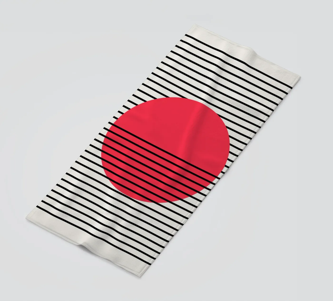 Dip beach towel by Rose Beck Art