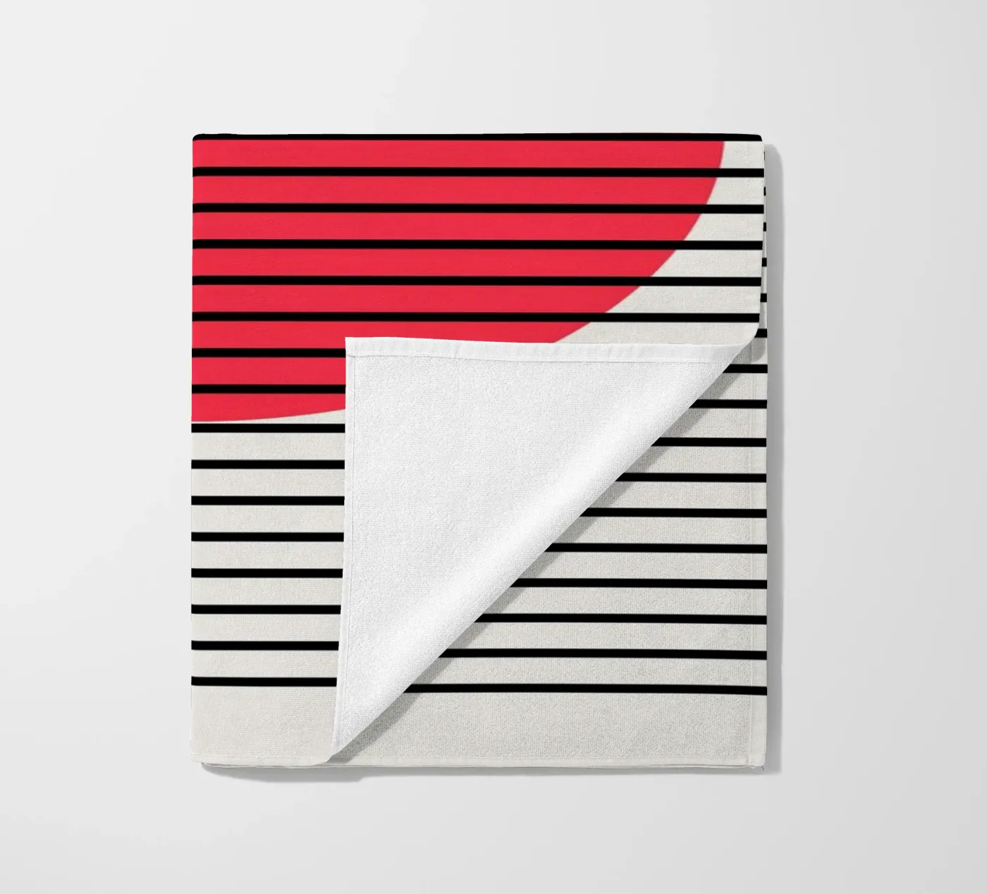 Dip beach towel by Rose Beck Art