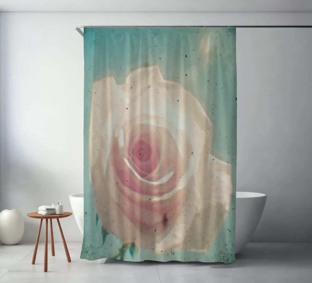 Una rosa con qualsiasi altro nome tenda da doccia da Cassia Beck Photography