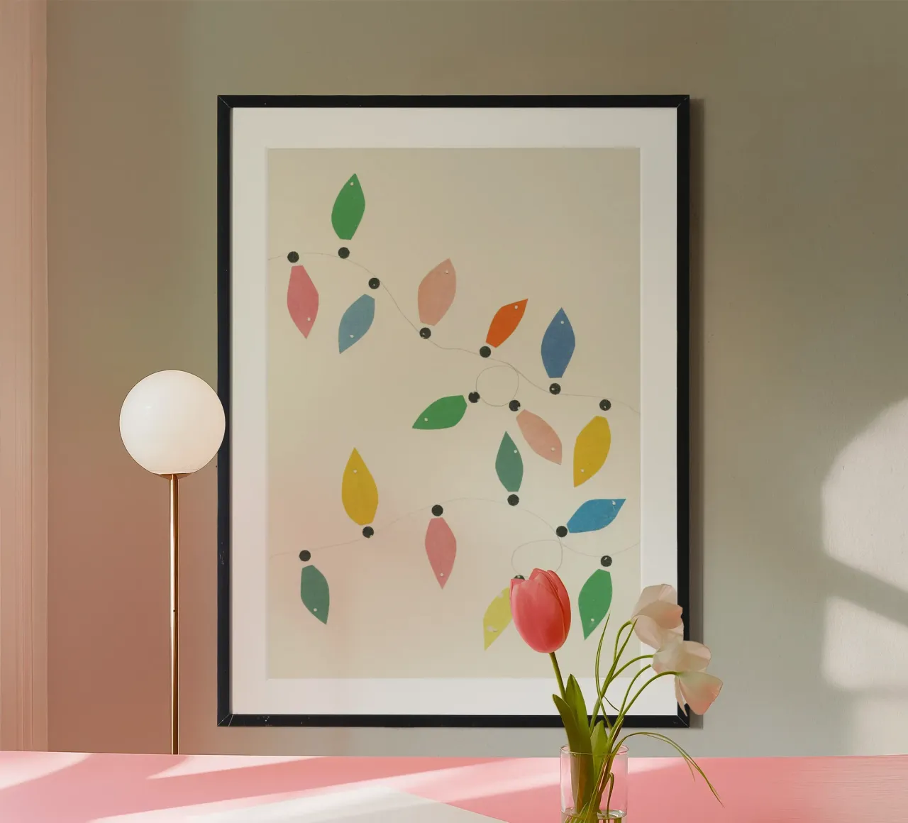 Luci di fata poster con telaio in plastica da Cassia Beck Collage