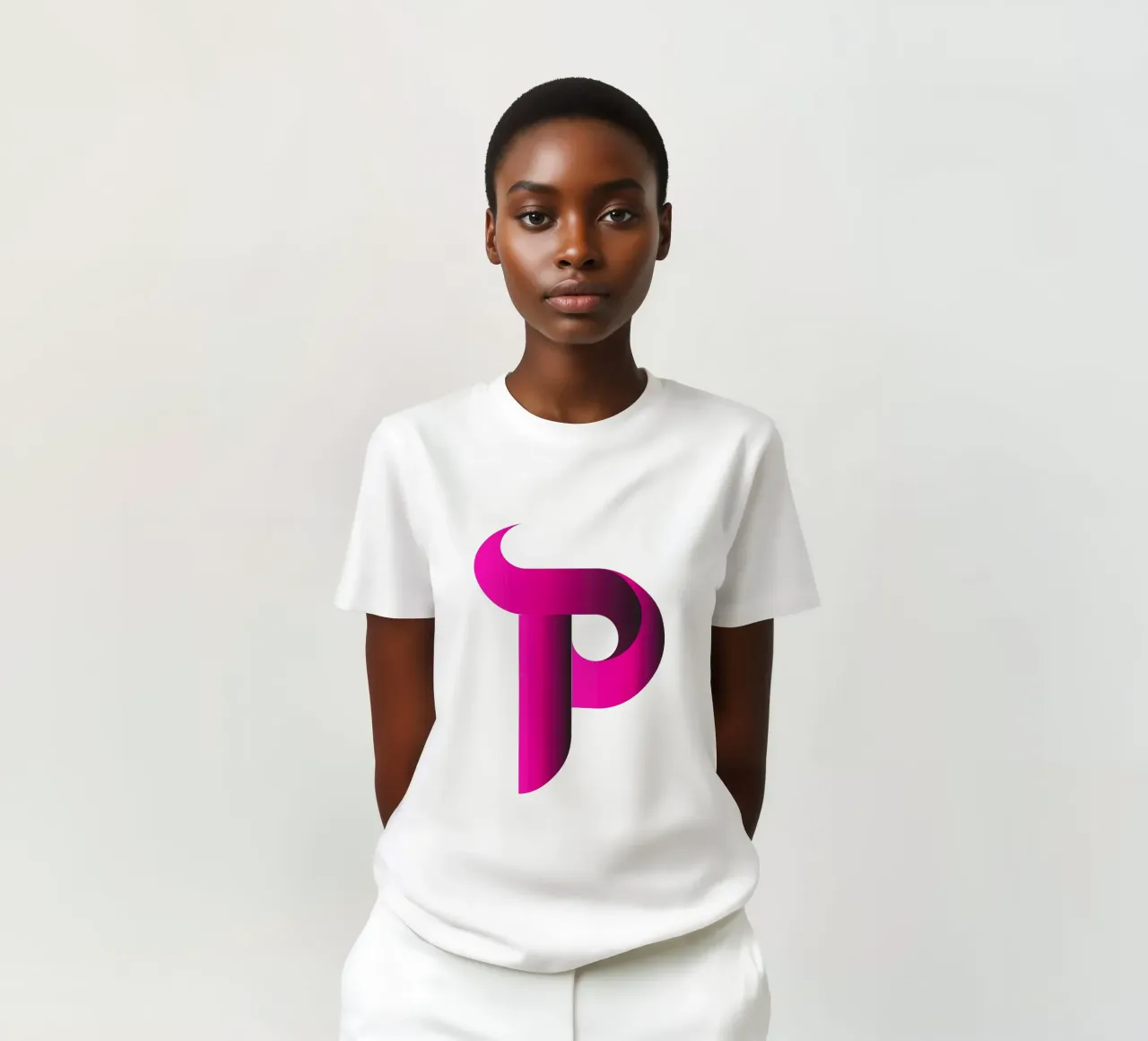 Logo Gradiente Colore Viola t-shirt da Urban Life