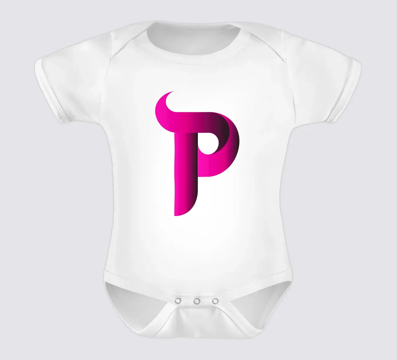 Logo Gradiente Colore Viola body neonato maniche corte da Urban Life