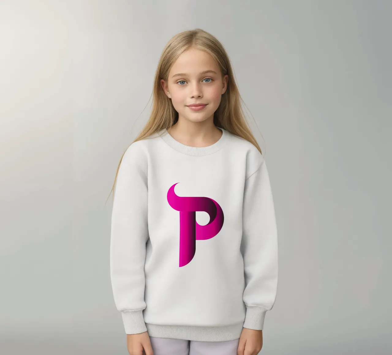 Logo Gradiente Colore Viola felpa bambino da Urban Life