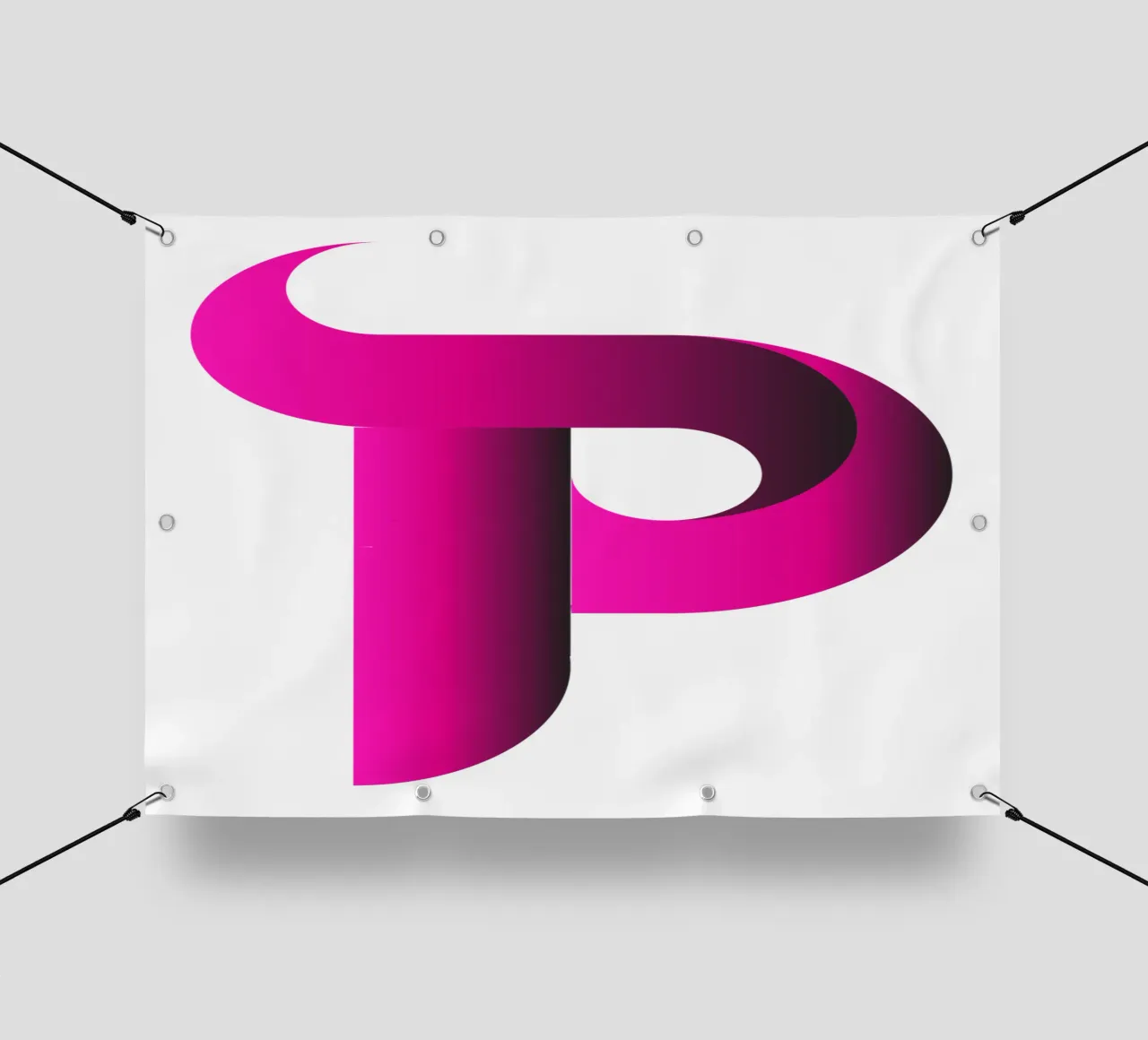 Logo Gradiente Colore Viola telo in pvc da Urban Life