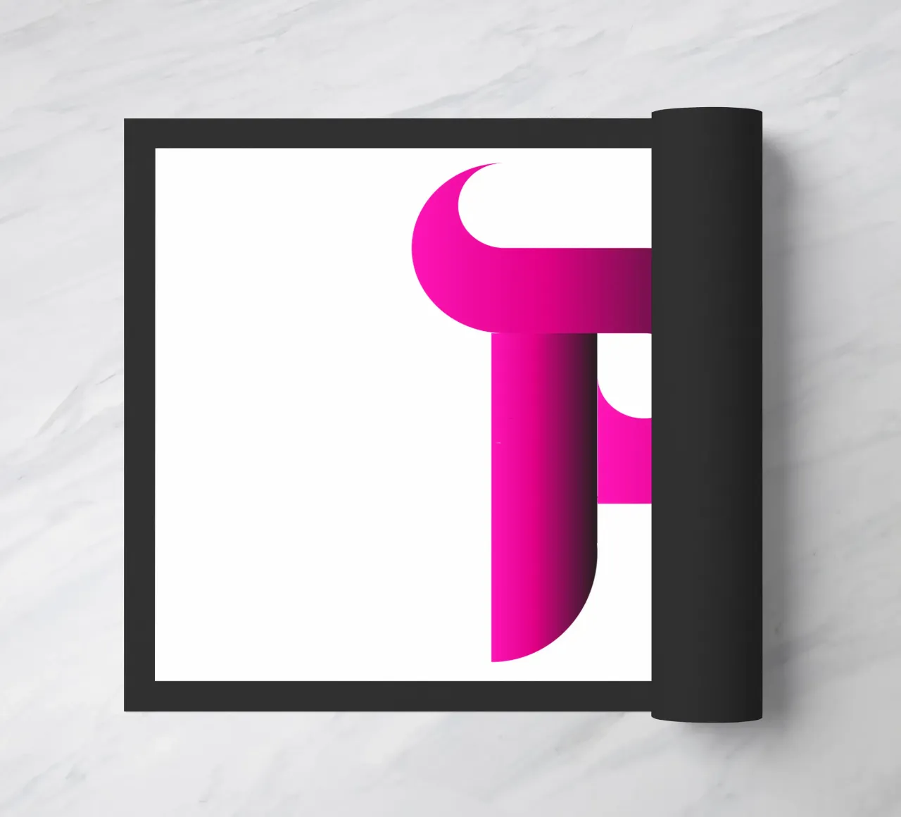 Logo Gradiente Colore Viola zerbino da Urban Life