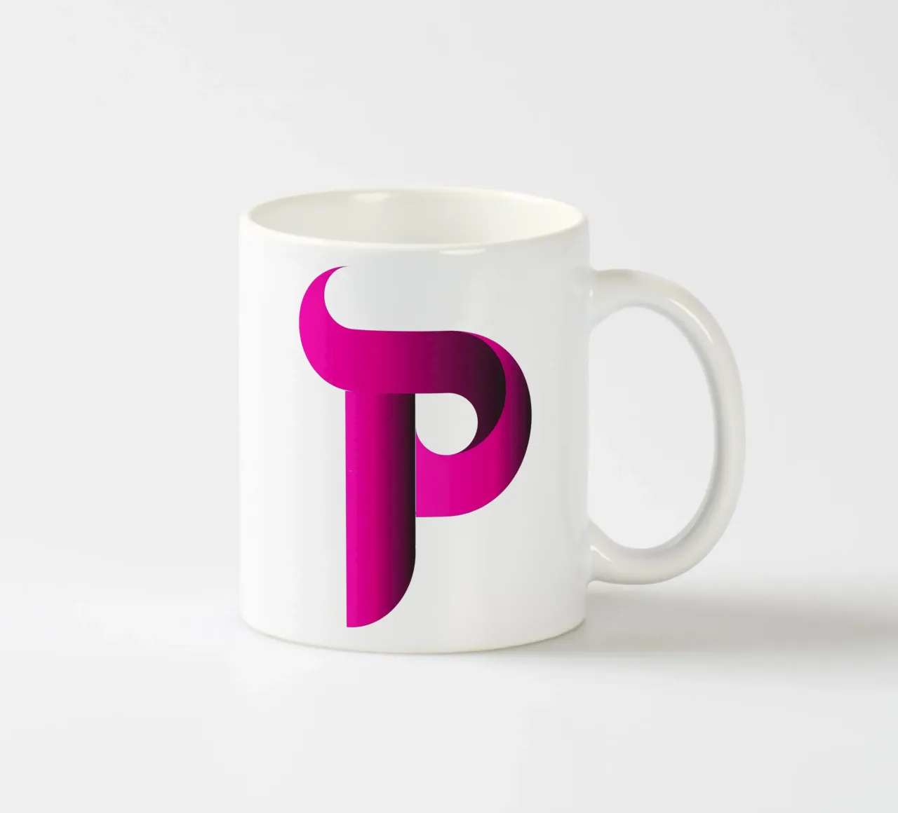 Logo Gradiente Colore Viola tazza in ceramica da Urban Life