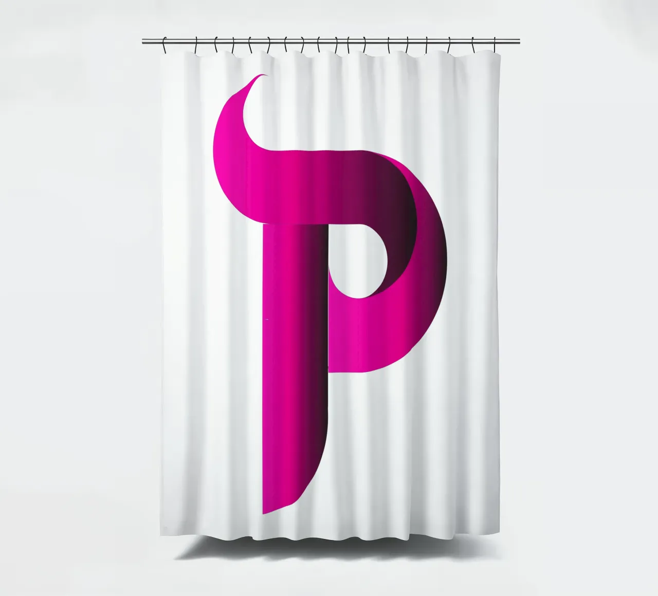 Logo Gradiente Colore Viola tenda da doccia da Urban Life