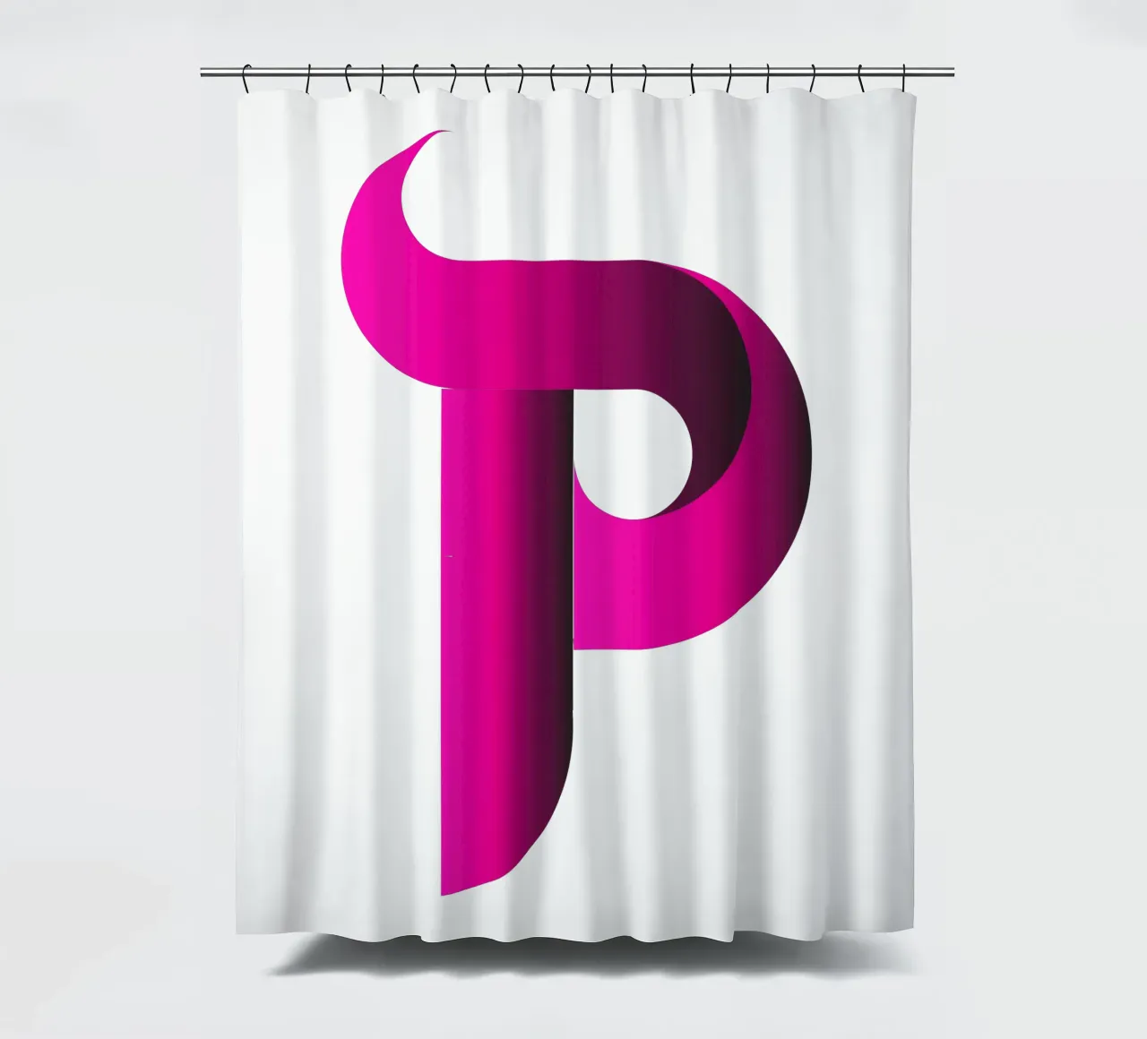 Logo Gradiente Colore Viola tenda da doccia da Urban Life