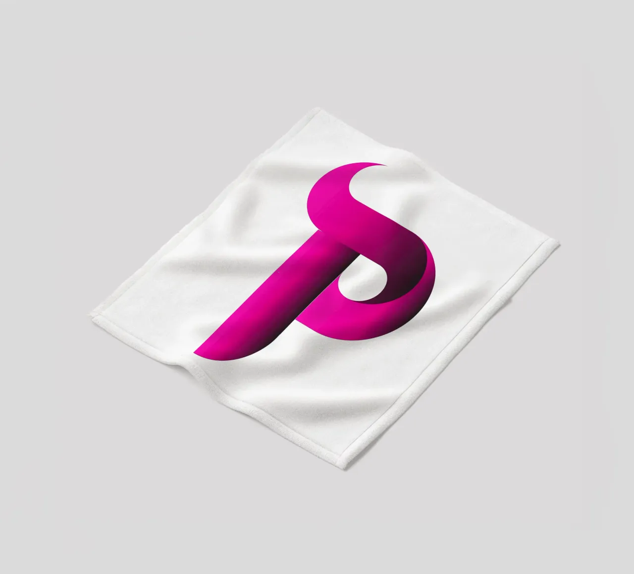 Logo Gradiente Colore Viola coperta in pile da Urban Life