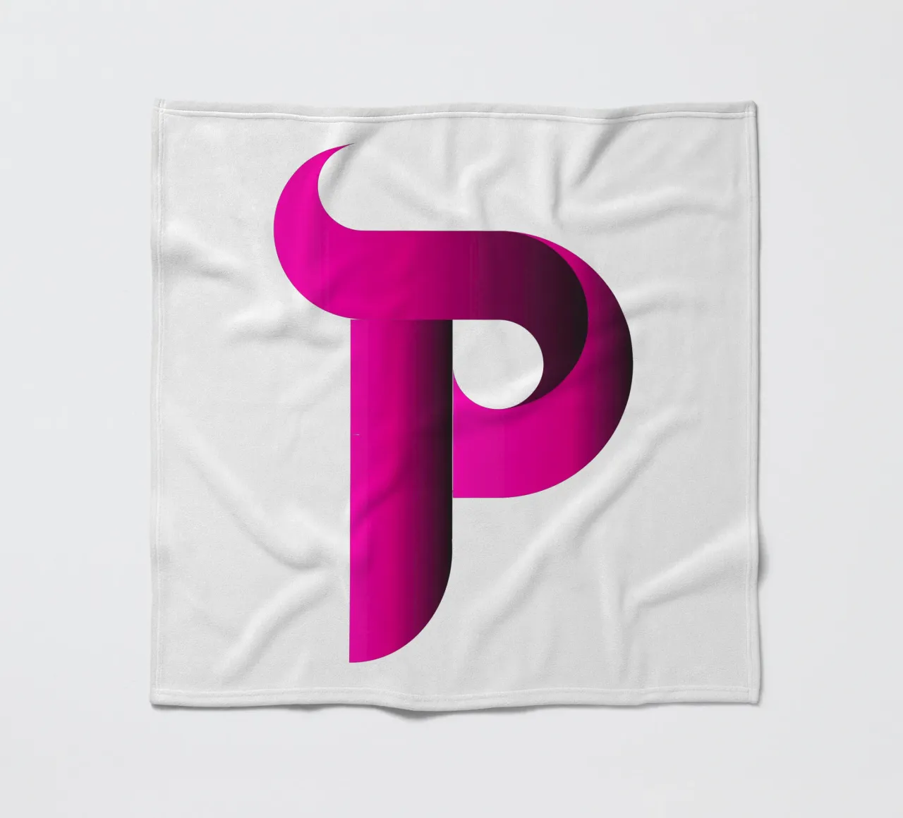 Logo Gradiente Colore Viola coperta in pile da Urban Life