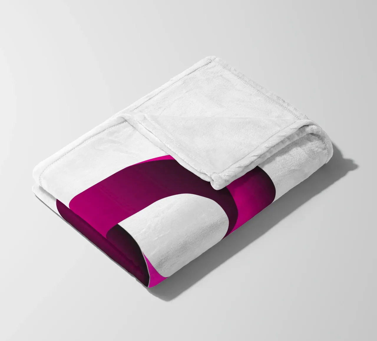 Logo Gradiente Colore Viola coperta in pile da Urban Life