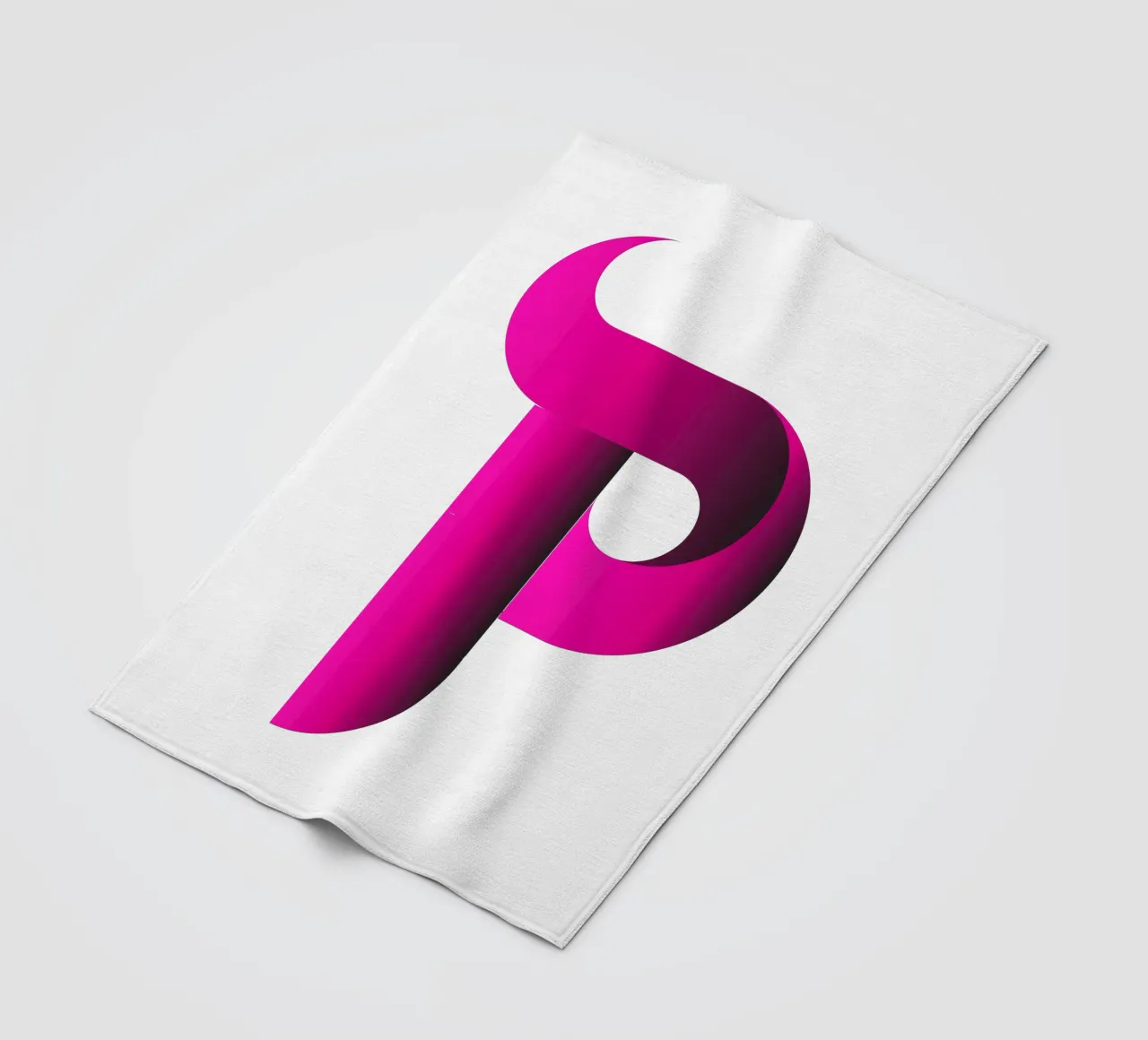 Logo Gradiente Colore Viola coperta in pile da Urban Life