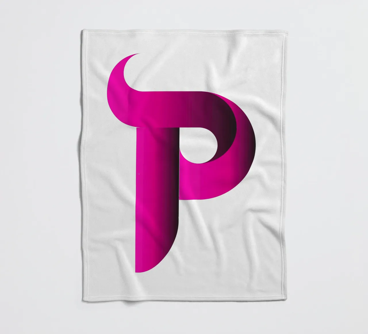Logo Gradiente Colore Viola coperta in pile da Urban Life
