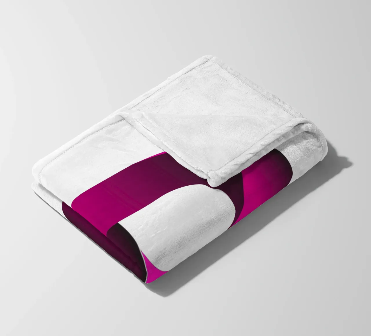 Logo Gradiente Colore Viola coperta in pile da Urban Life