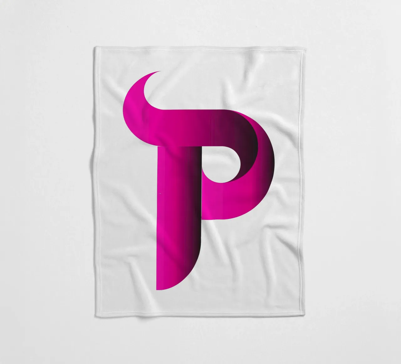Logo Gradiente Colore Viola coperta in pile da Urban Life