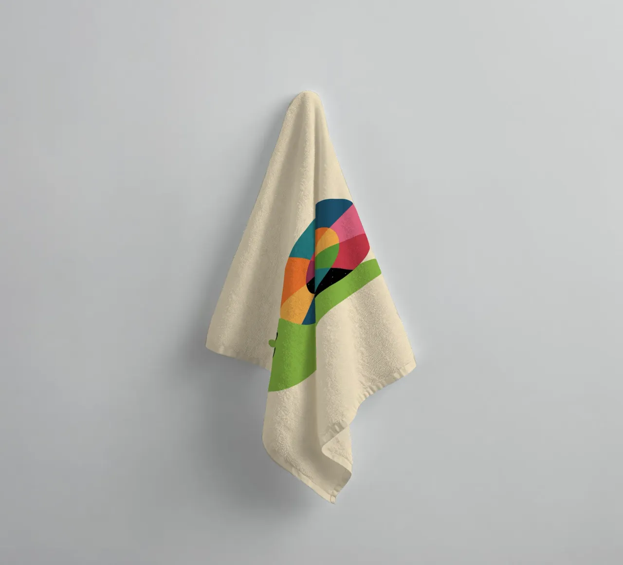 Snail Vibes towel by Andy Westface