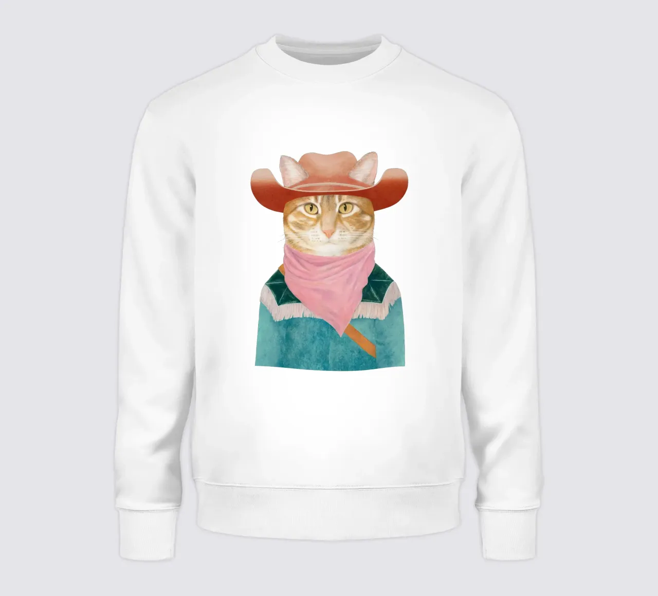 Ginger Cowboy Cat felpa da Animal Crew