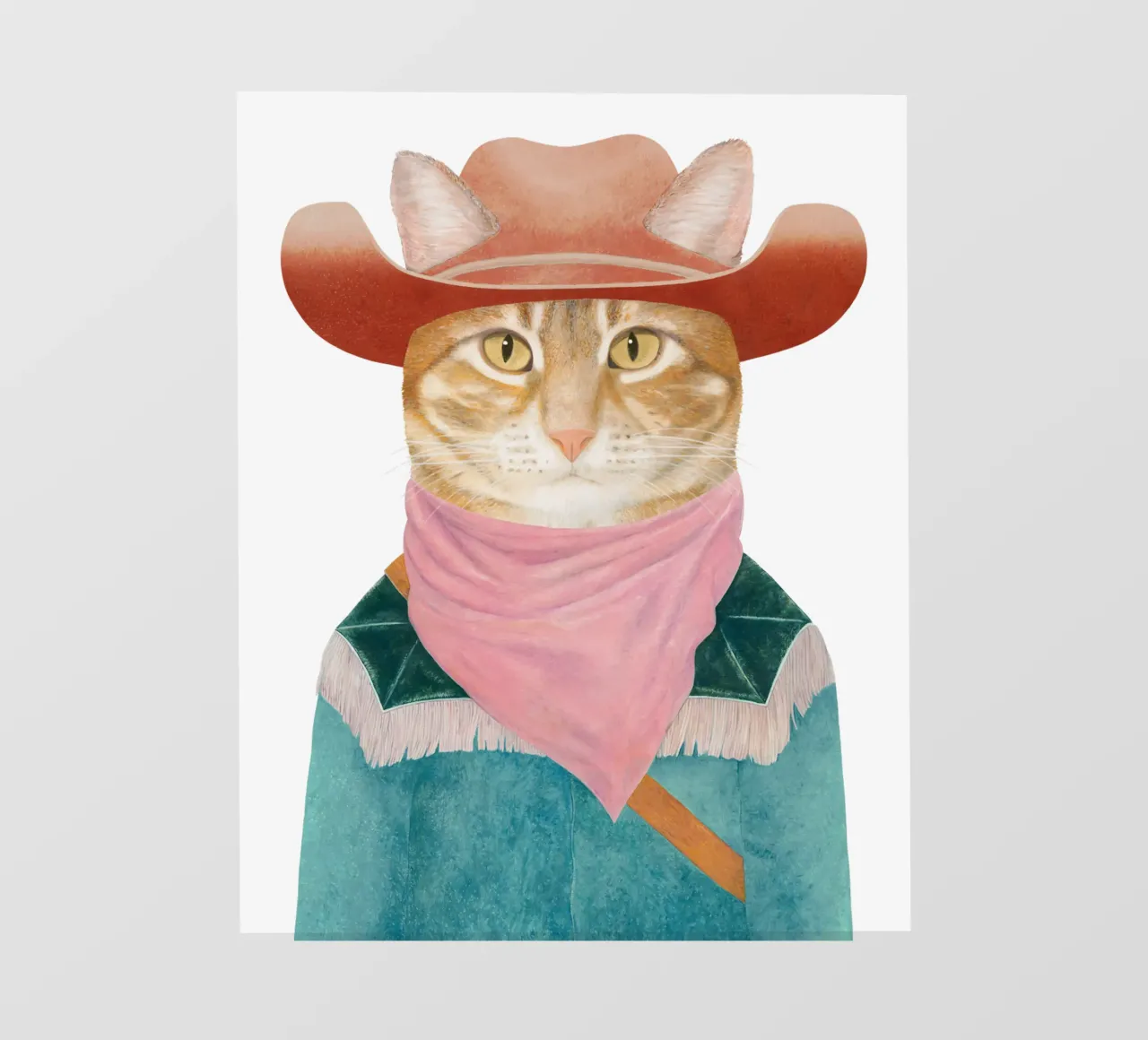 Ginger Cowboy Cat telo in pvc da Animal Crew